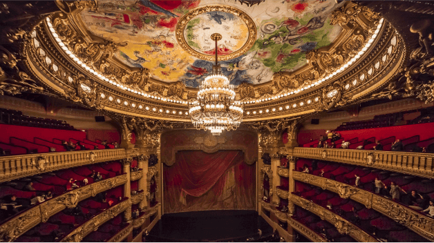 plafond de l'opéra garnier